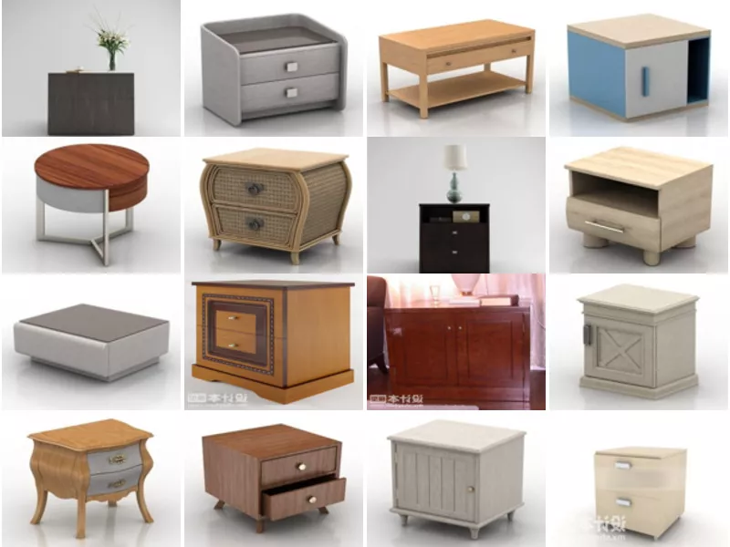 Top 35 Bedside Table 3D Models Stuff Most Popular 2022