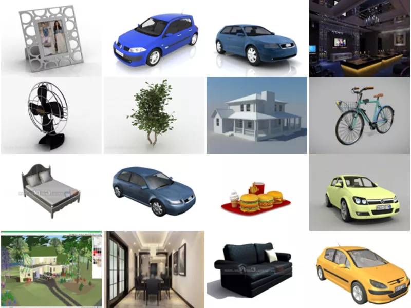 Top 35 Family 3D Models for Rendering Most Popular 2022