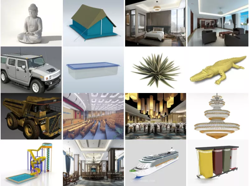 Top 35 Large 3D Models Most Popular 2022