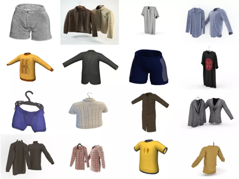 Top 35 Mens Clothing 3D Models Stuff Most Popular 2022