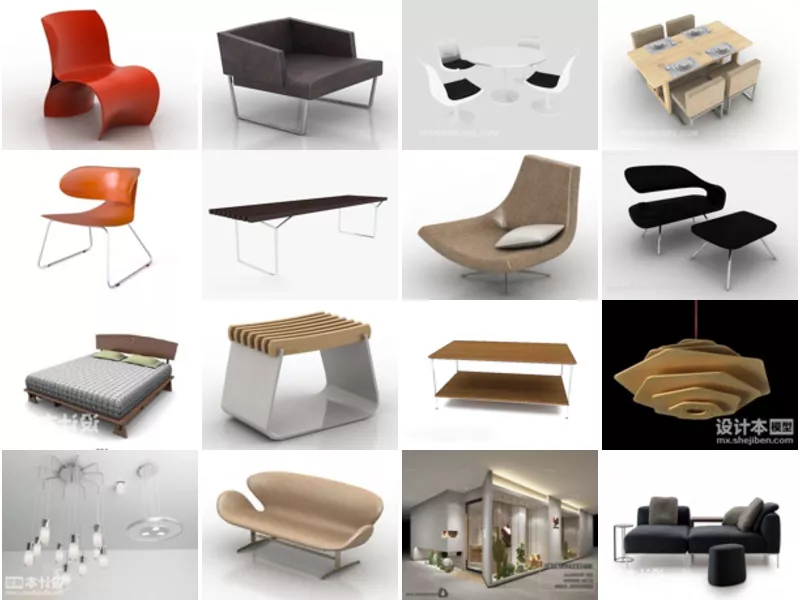 Top 35 Modernism 3D Models for Design Most Popular 2022