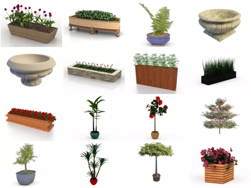 Top 35 Planter 3D Models Most Viewed 2022