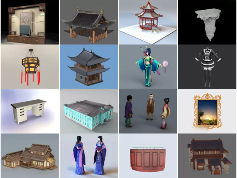 Top 35 Traditional 3D Models Stuff Most Viewed 2022
