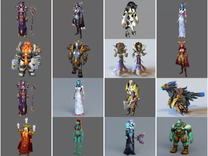 Top 35 World Of Warcraft 3D Models Resources Most Viewed 2022