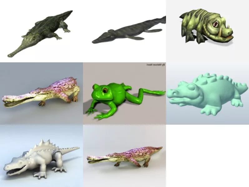 Top 8 Obj Alligator 3D Models Latest 2022