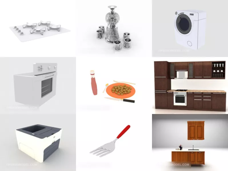 Top 9 3ds Max Appliance 3D Models for Design Newest 2022