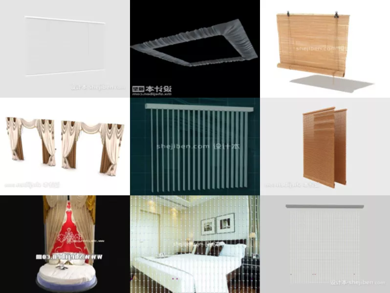 Top 9 3ds Max Curtain 3D Models Most Recent 2022