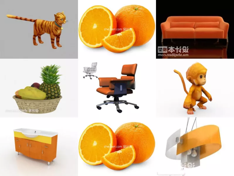 Top 9 3ds Max Orange 3D Models Stuff Latest 2022