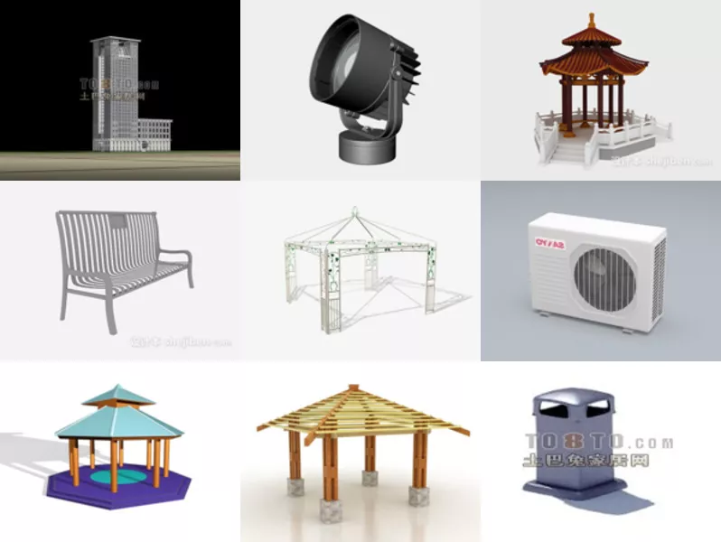 Top 9 3ds Max Outdoor 3D Models for Design Most Recent 2022