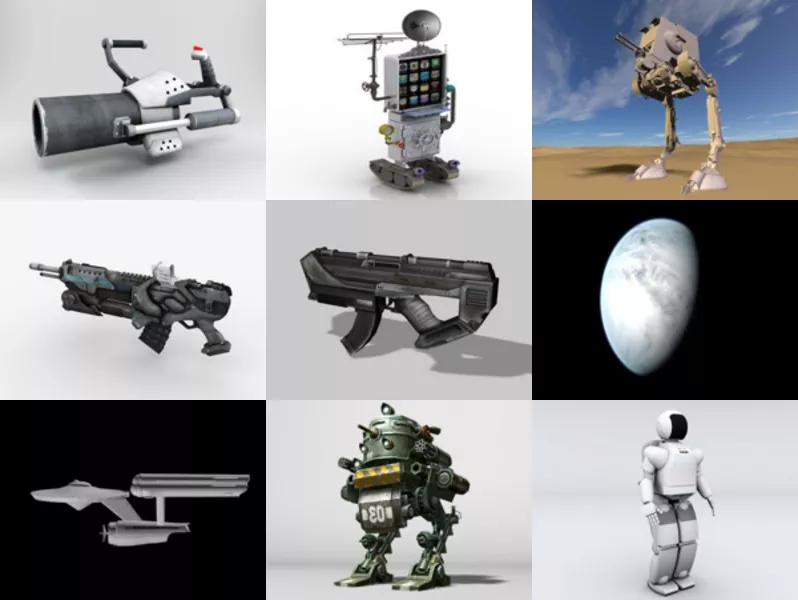 Top 9 3ds Max Scifi 3D Models Stuff Newest 2022