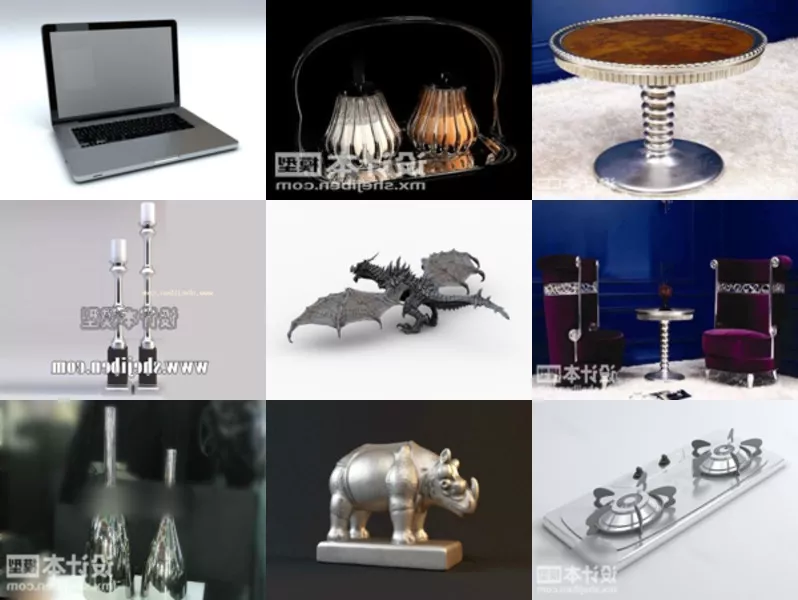 Top 9 3ds Max Silver 3D Models Newest 2022