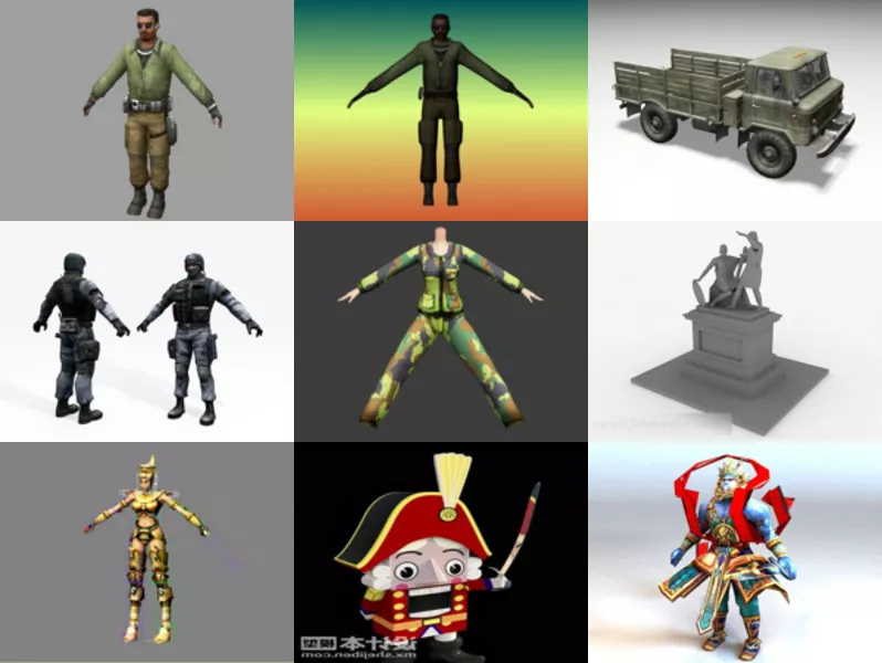Top 9 3ds Max Soldier 3D Models Resources Newest 2022