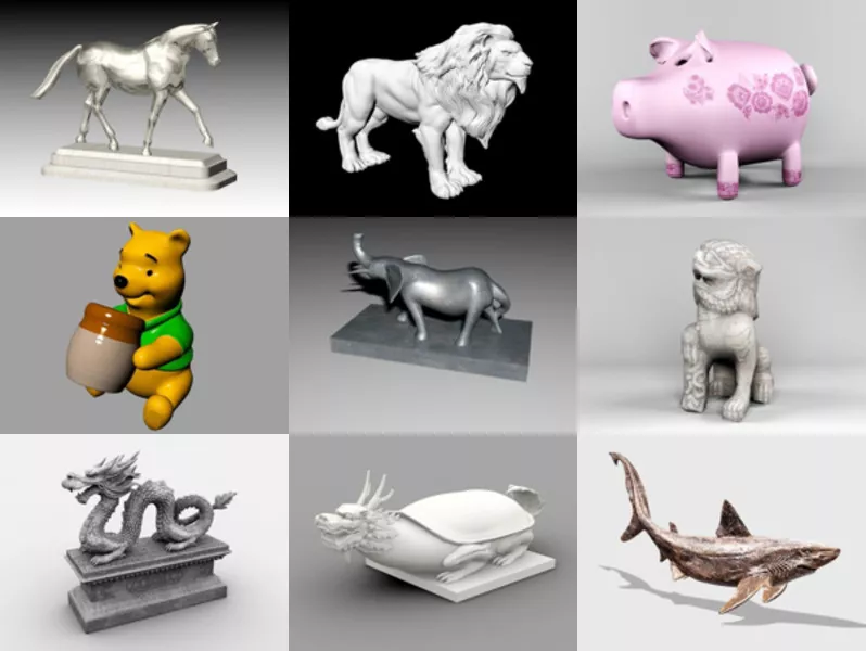Top 9 3ds Max Statue 3D Models for Rendering Newest 2022