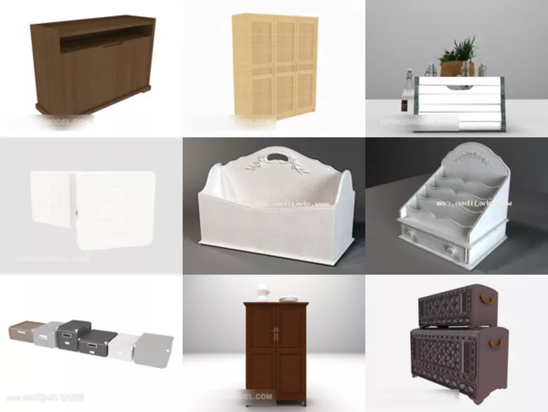 Top 9 3ds Max Storage 3D Models Most Recent 2022