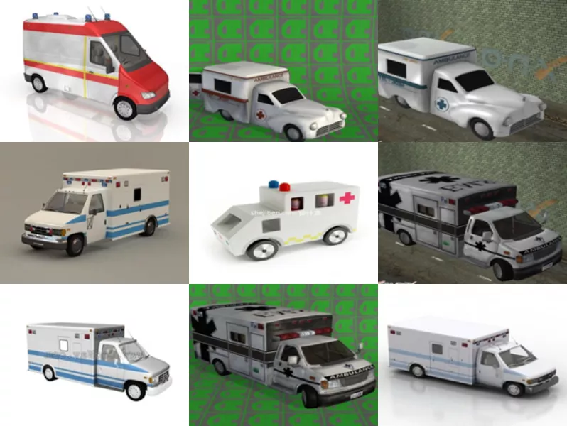Top 9 Ambulance 3D Models for Rendering Newest 2022