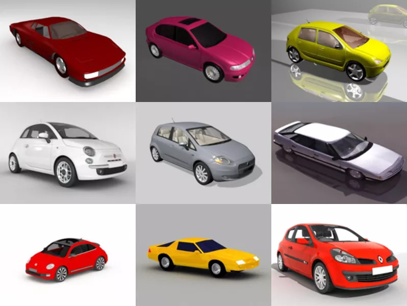 Top 9 Hatchback 3D Models Newest 2022