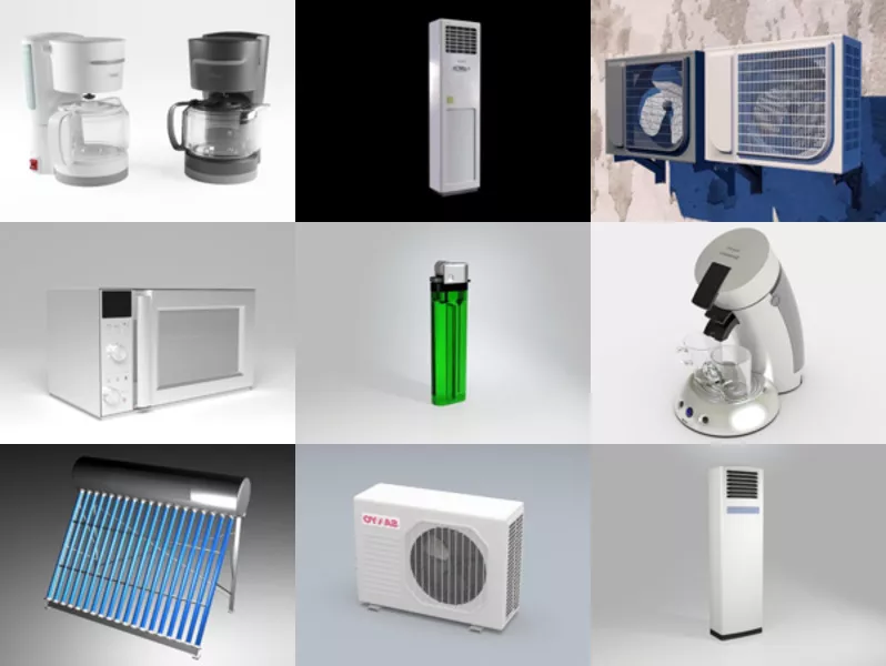 Top 9 Appliances 3D Models for Rendering Most Recent 2022