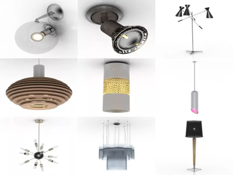 Top 9 Lighting 3D Models Newest 2022