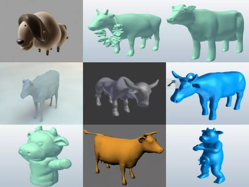 Top 9 Obj Cow 3D Models for Design Latest 2022