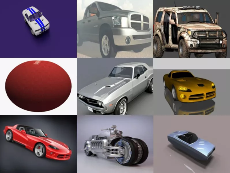 Top 9 Obj Dodge 3D Models Latest 2022
