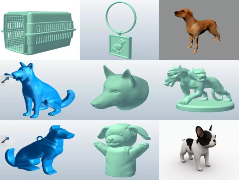 Top 9 Obj Dog 3D Models Resources Most Recent 2022