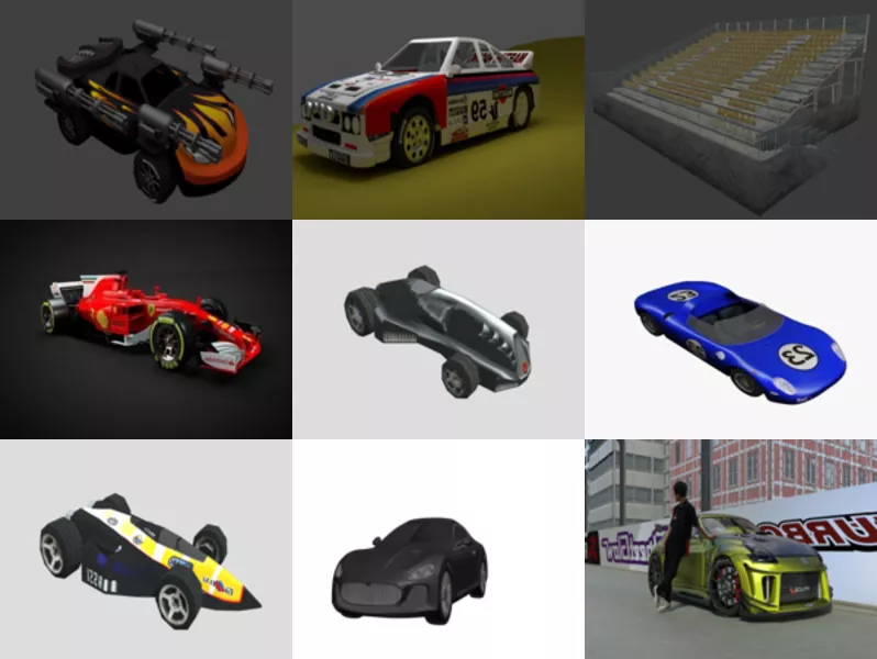 Top 9 Obj Racing 3D Models Latest 2022