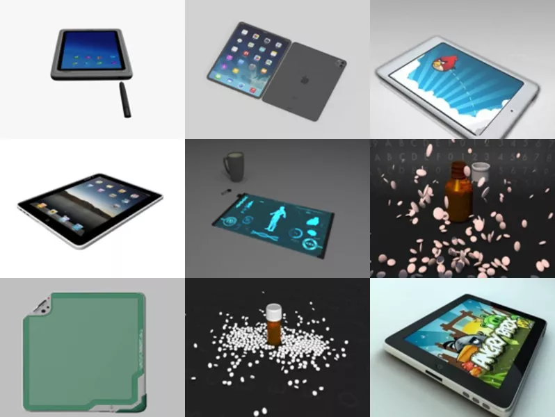 Top 9 Obj Tablet 3D Models Latest 2022