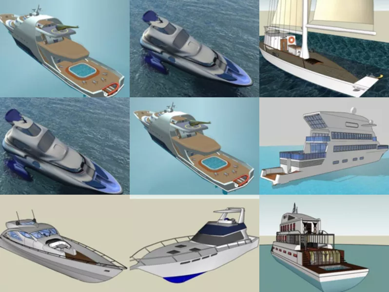 Top 9 Obj Yacht 3D Models for Free Latest 2022
