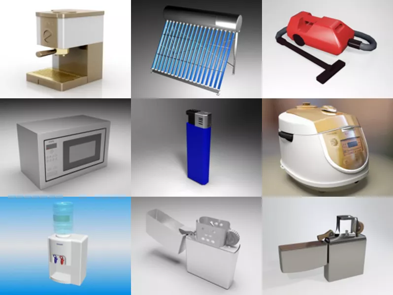 Top 10 Free 3D Appliances Models Stuff Latest 2022