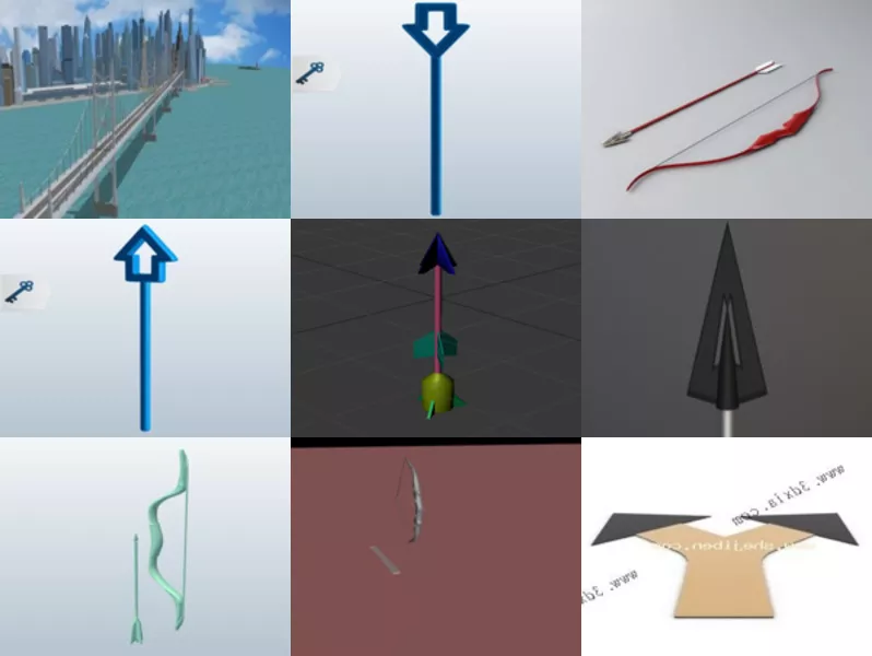 Top 10 Arrow 3D Models Newest 2022