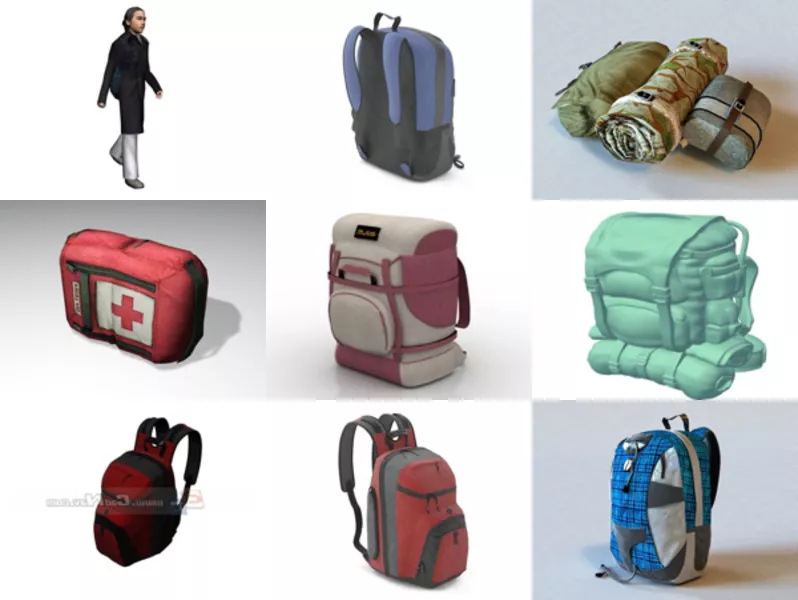 Top 10 Backpack 3D Models Stuff Most Recent 2022