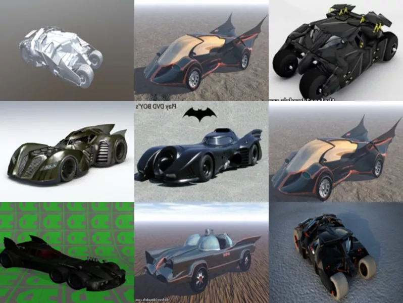 Top 10 Batmobile 3D Models for Free Newest 2022