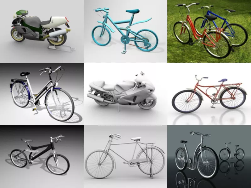 Top 10 Free 3D Bike Models for Rendering Most Recent 2022