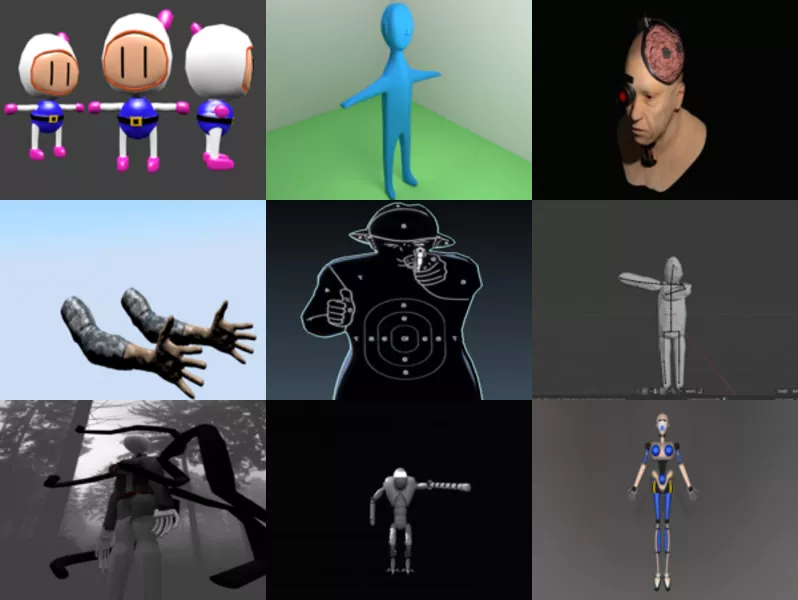 Top 10 Blender Human 3D Models for Free Latest 2022