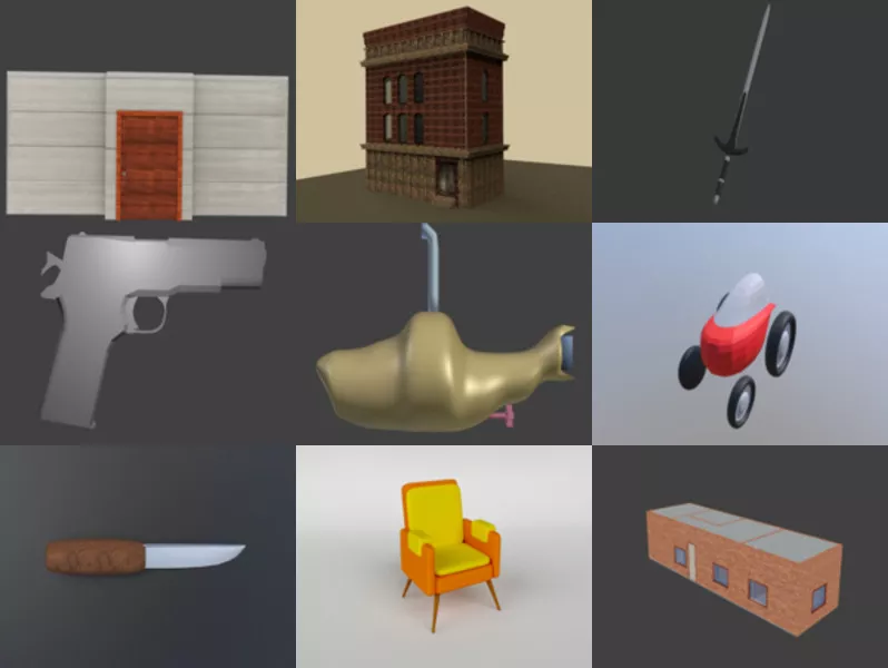 Top 10 Blender Minimalist 3D Models Latest 2022