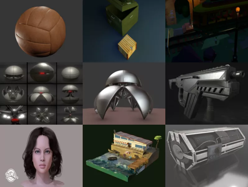 Top 10 Blender3d 3D Models Newest 2022