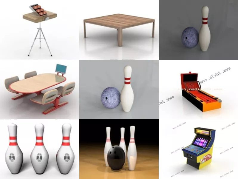 Top 10 Bowling 3D Models Most Recent 2022