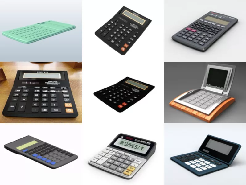 Top 10 Calculator 3D Models for Free Most Recent 2022