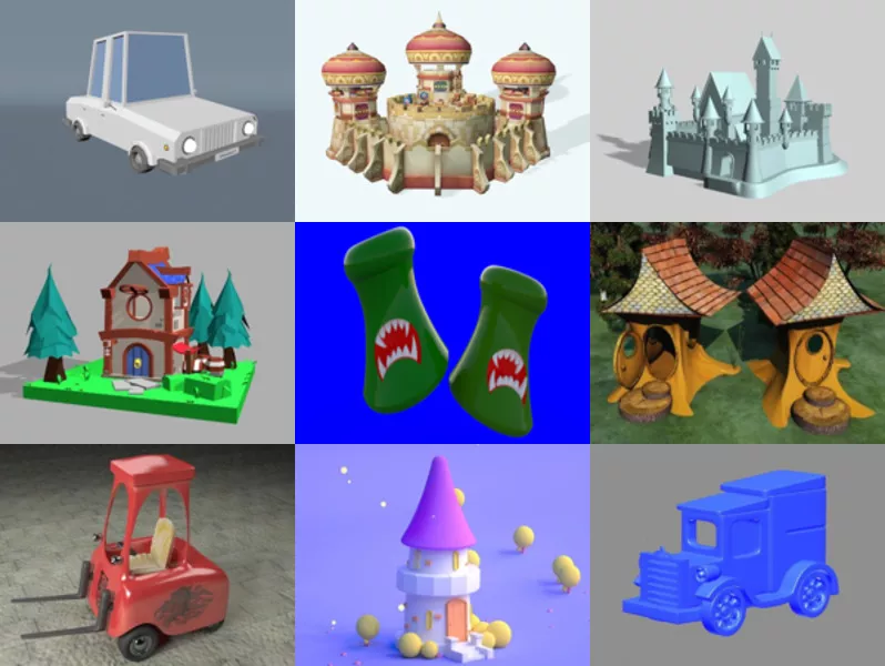 Top 10 Free 3D Cartoon Models Latest 2022