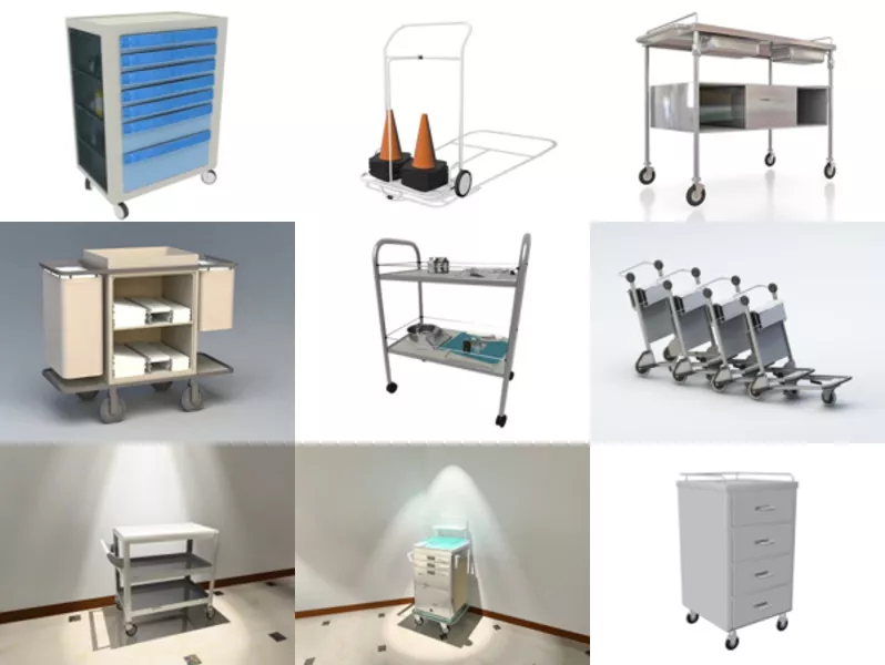 Top 10 Carts 3D Models Latest 2022