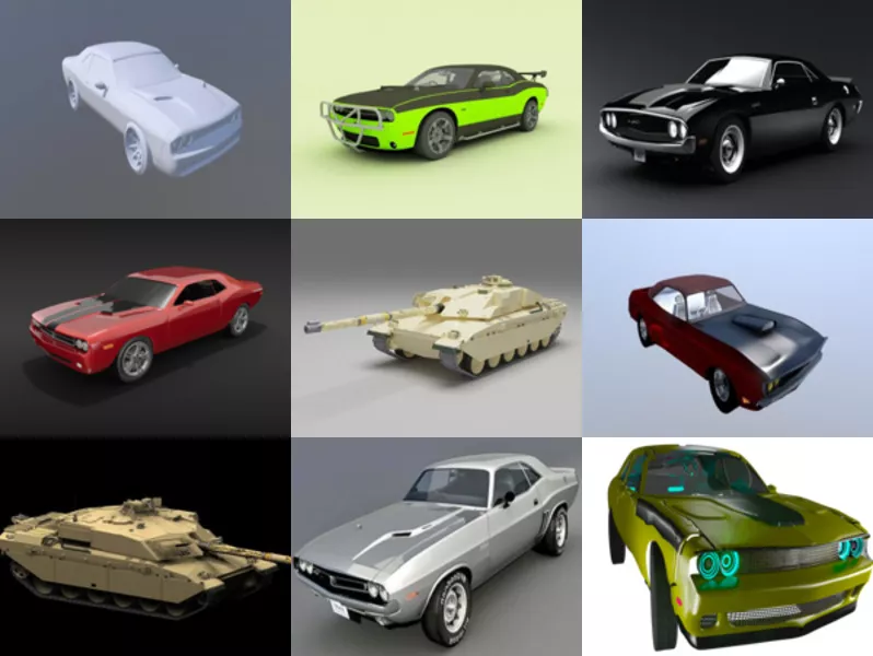 Top 10 Challenger 3D Models Resources Latest 2022