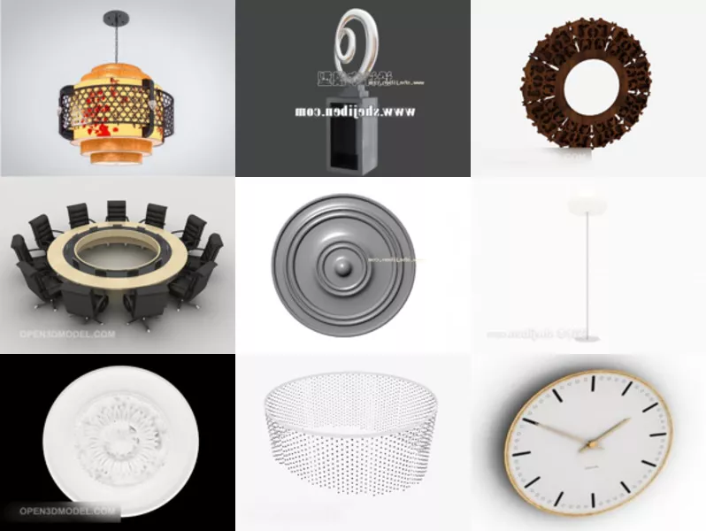 Top 10 Circular 3D Models Stuff Most Recent 2022