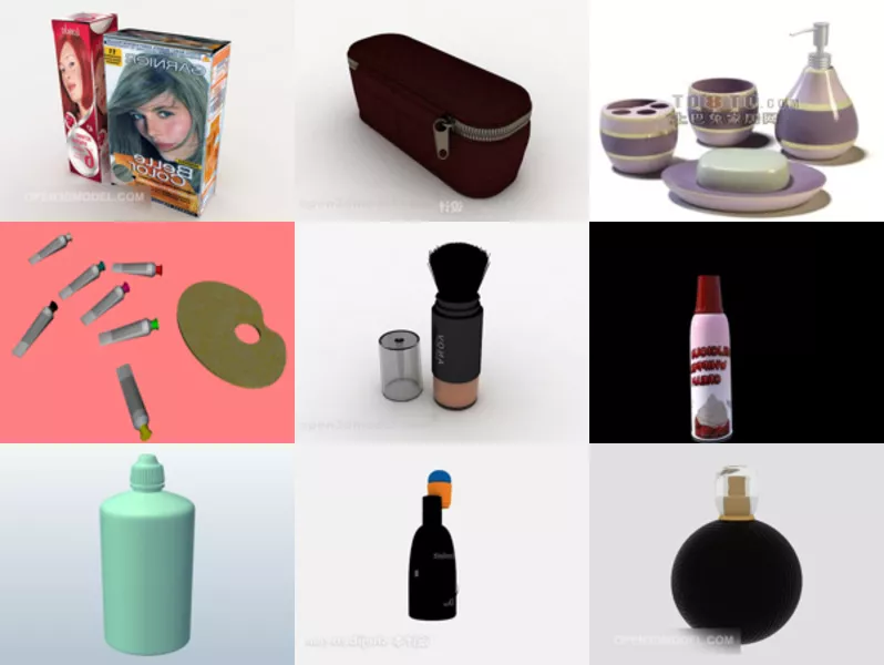 Top 10 Cosmetic 3D Models Most Recent 2022