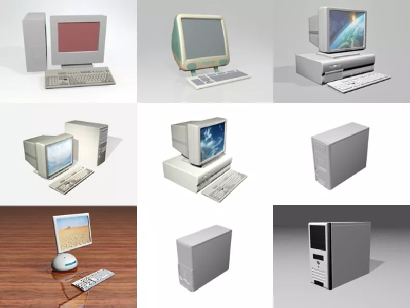 Top 10 Desktop Computer 3D Models Resources Most Recent 2022