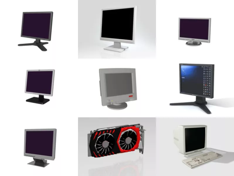 Top 10 Display Devices 3D Models Resources Most Recent 2022