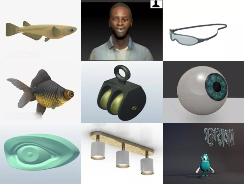 Top 10 Eye 3D Models Newest 2022