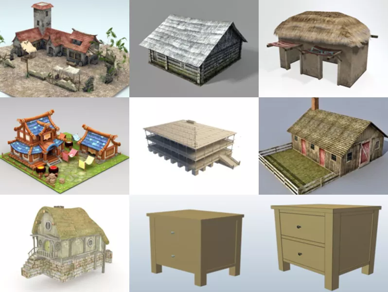 Top 10 Farmhouse 3D Models Most Recent 2022