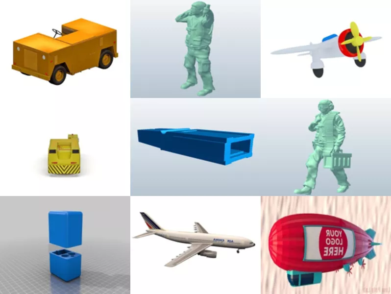 Top 10 Flight 3D Models Latest 2022