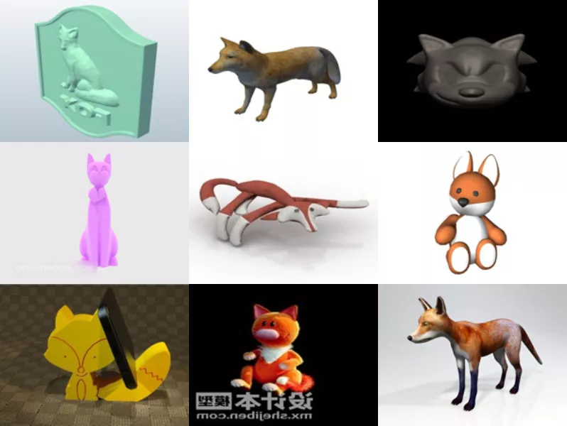 Top 10 Fox 3D Models Latest 2022