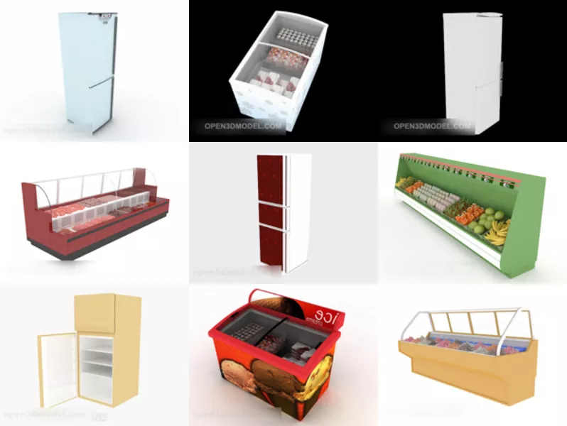 Top 10 Freezers 3D Models Resources Most Recent 2022